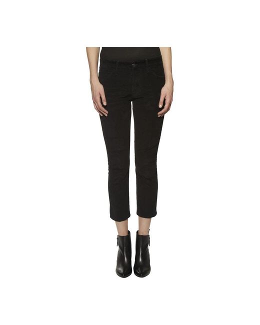DSquared² Black Cropped Trousers