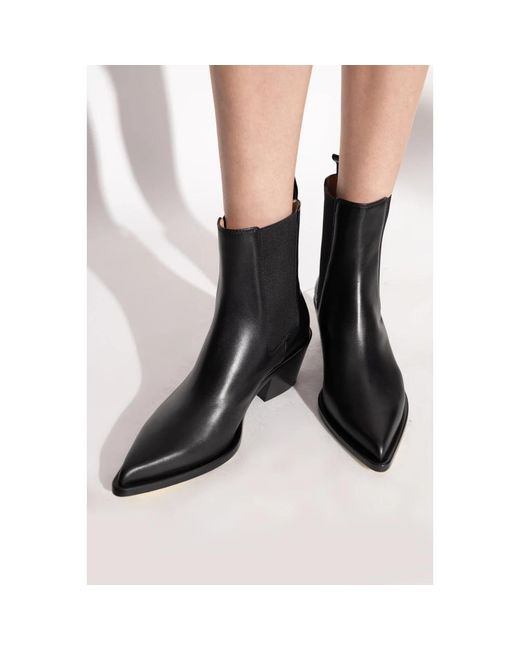 Gianvito Rossi Black Cowboy Boots
