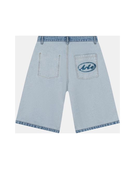Arte' Blue Denim Shorts for men