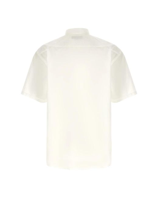 Comme des Garçons White Short Sleeve Shirts for men