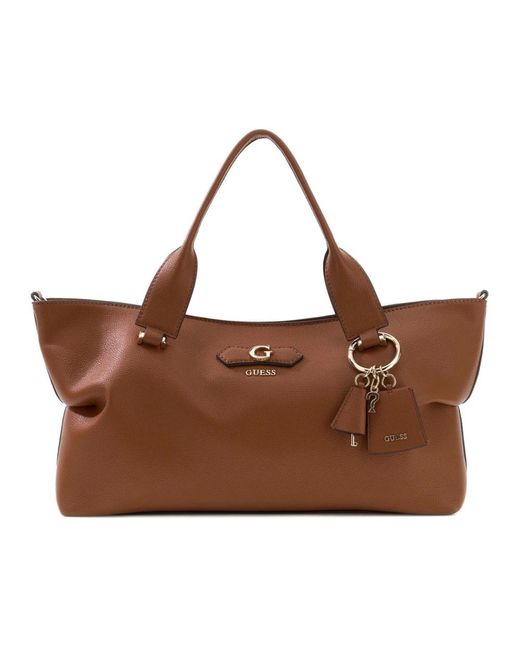 Guess Brown Shopping Bags