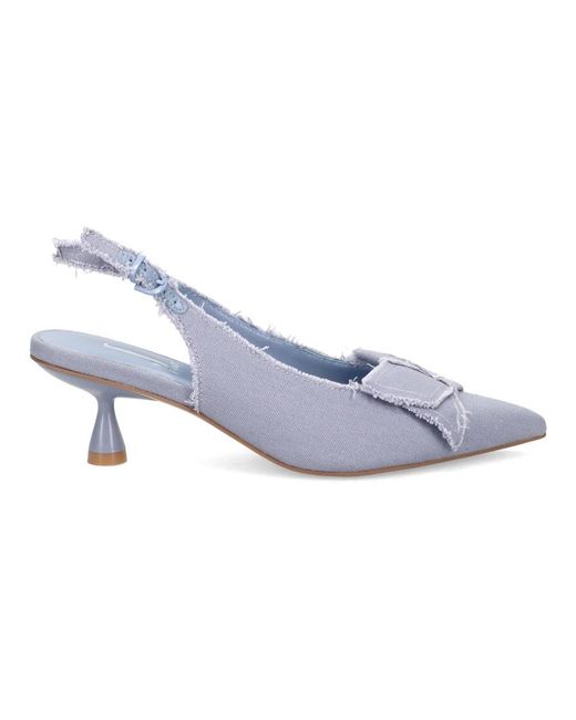 Jeannot Schoenen ,Blauw ,Heldere Blauwe Hakken Sandalen in het Blue