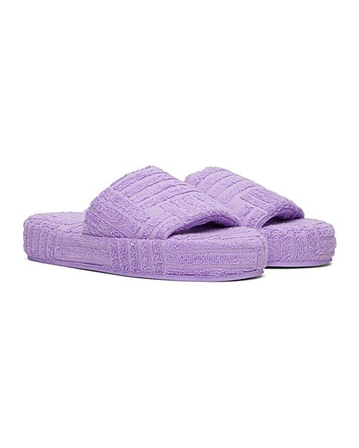 Bottega Veneta Purple Sliders