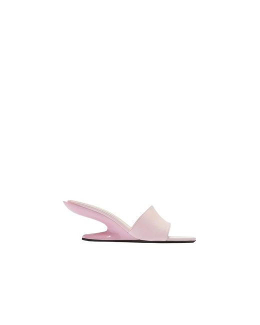N°21 Pink Heeled Mules