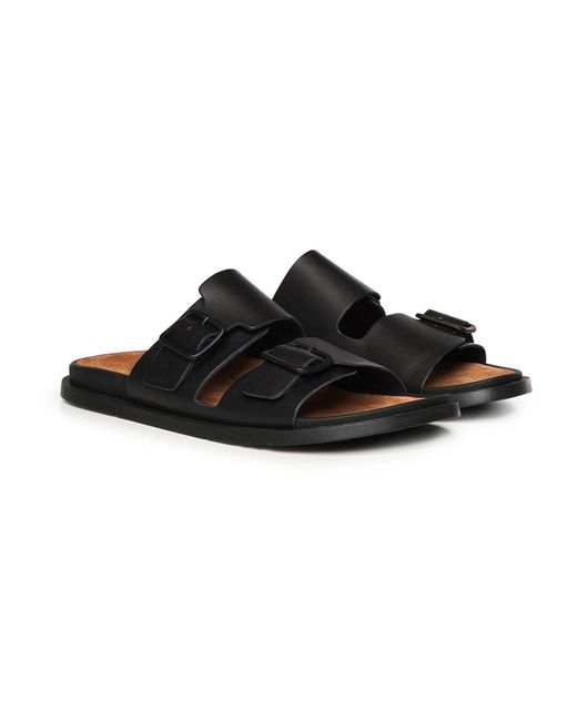 Camper Black Sliders for men