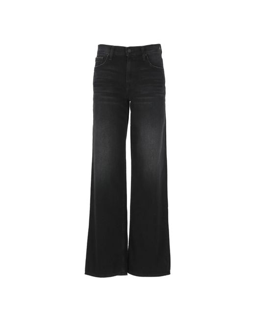 Wide Jeans Mother de color Black