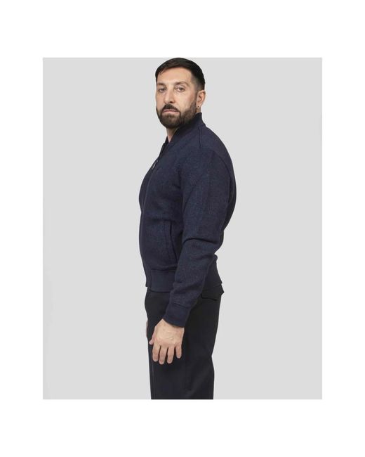 Etro Blue Bomber Jackets for men