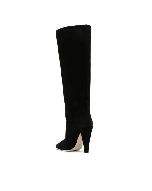 Paris Texas Black Heeled Boots