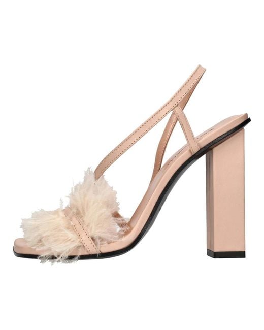 Just Cavalli Natural High Heel Sandals
