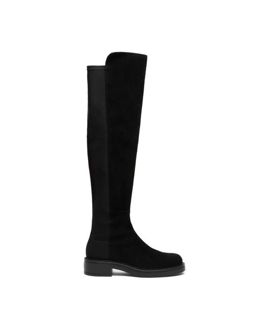 Stuart Weitzman 5050 Celia Laars in het Black