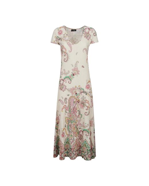 Maxi Dresses di Etro in Natural