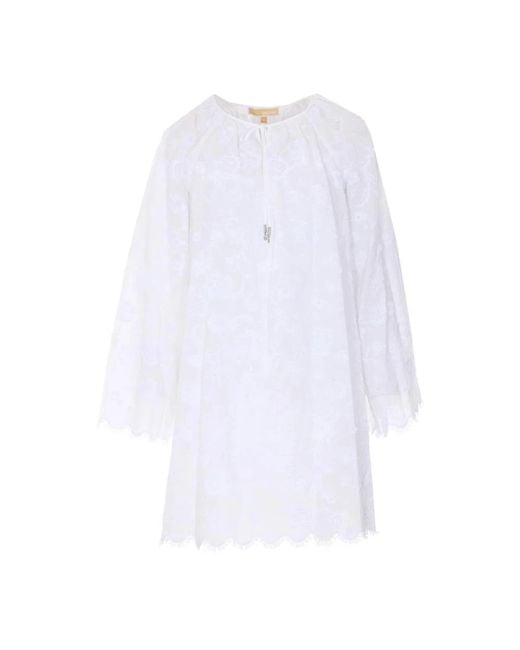Michael Kors White Short Dresses