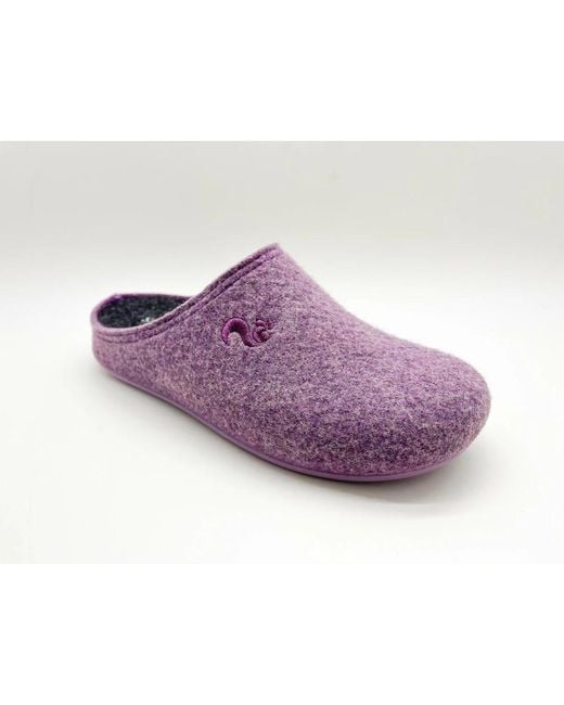 Thies 1856 Pet Slipper in Purple für Herren