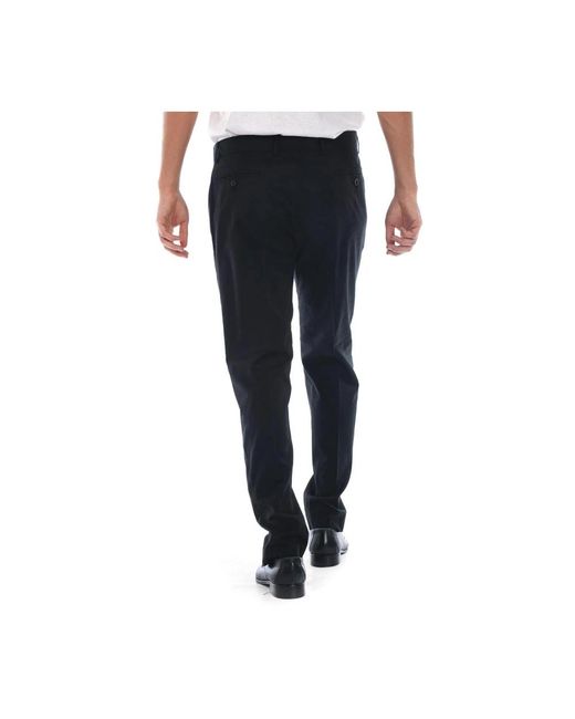 Daniele Alessandrini Black Suit Trousers for men