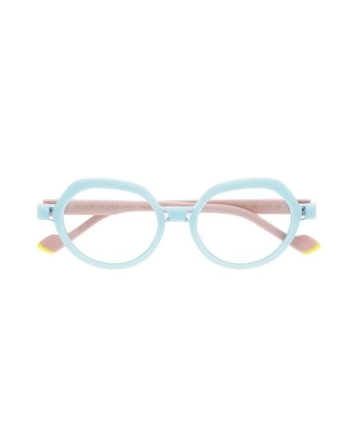 Face A Face Blue Glasses