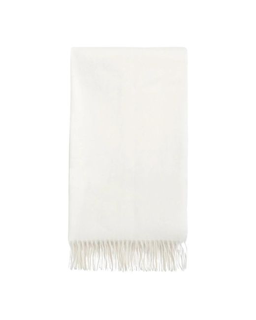 Barbour White Winter Scarves