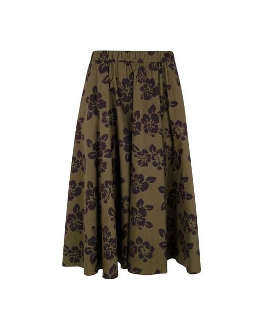Aspesi Brown Midi Skirts