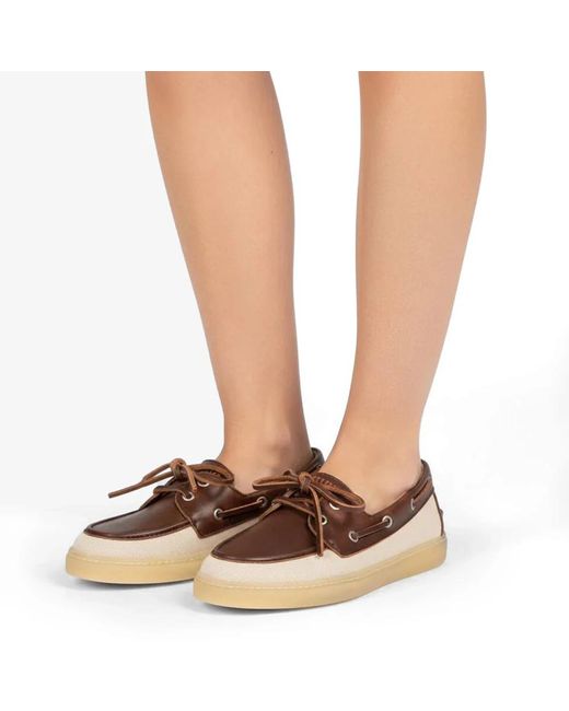 COPENHAGEN Brown Boat Shoes