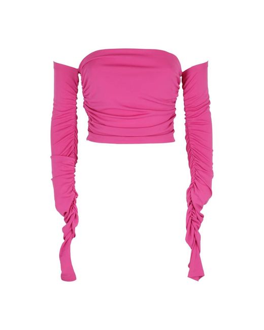 ANDAMANE Pink Long Sleeve T-Shirts