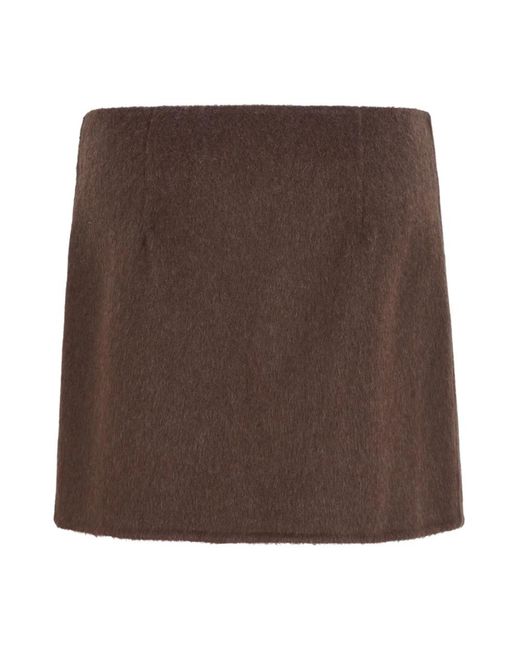 P.A.R.O.S.H. Brown Short Skirts