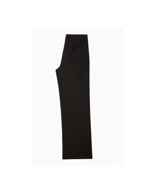 Patrizia Pepe Essential Fluid Broek in het Black