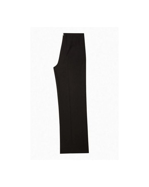 Patrizia Pepe Essential Fluid Broek in het Black