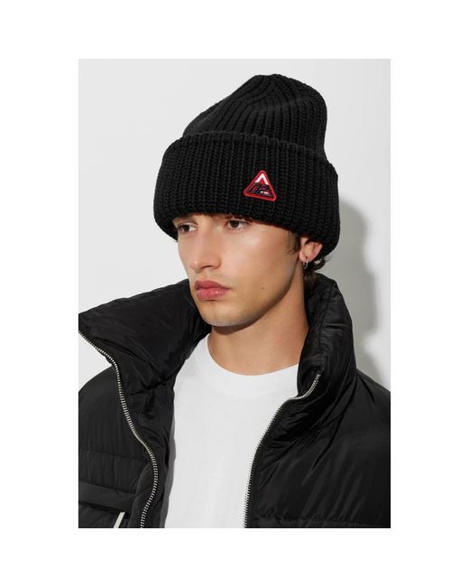 DSquared² Wollmütze Mit Gesticktem Logo in Black für Herren
