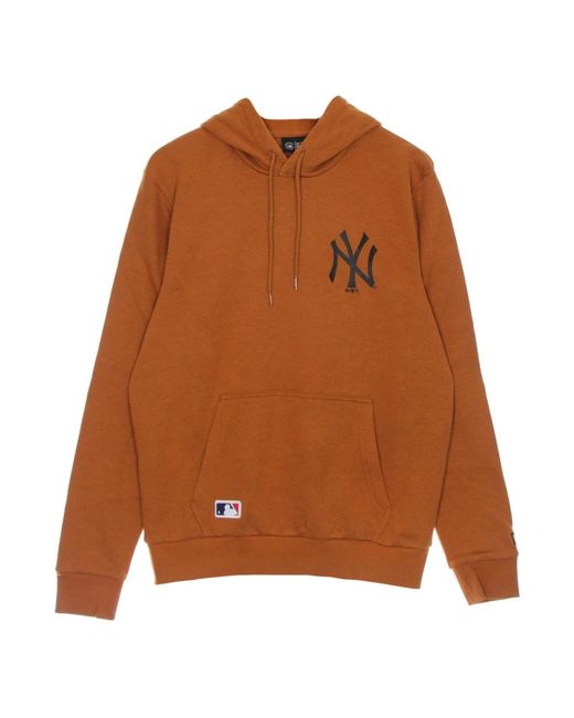 KTZ Hoodies & Sweatvesten ,Bruin ,Katoen Yankees Logo Hoodie Sweatshirt in het Brown voor heren