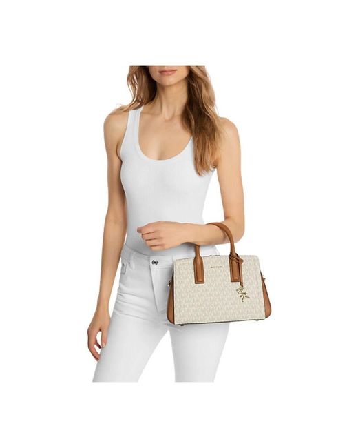 Michael Kors Natural Vanilla/Acorn Umhängetasche