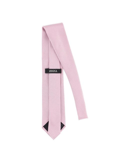 Zegna Pink Ties for men