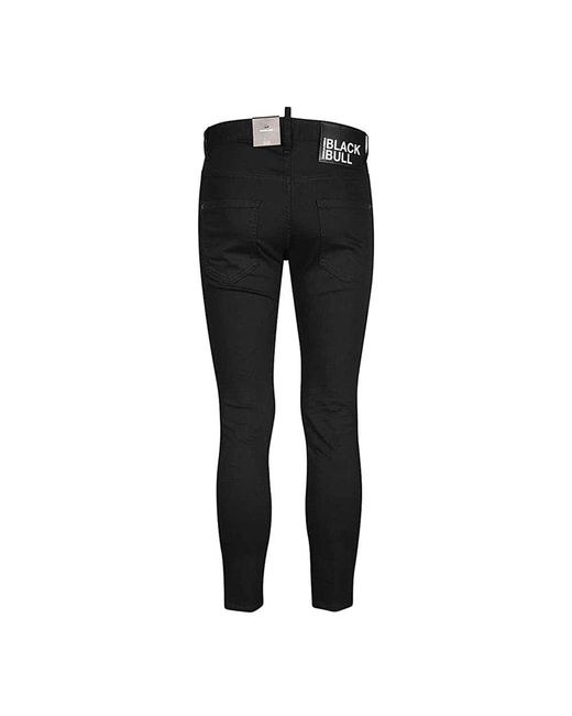 DSquared² Black Slim Fit Jeans for men