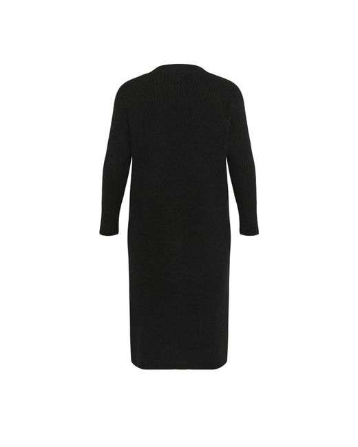 Kaffe Truien & Vesten ,Zwart ,Wol Rinye Lange Cardigan in het Black