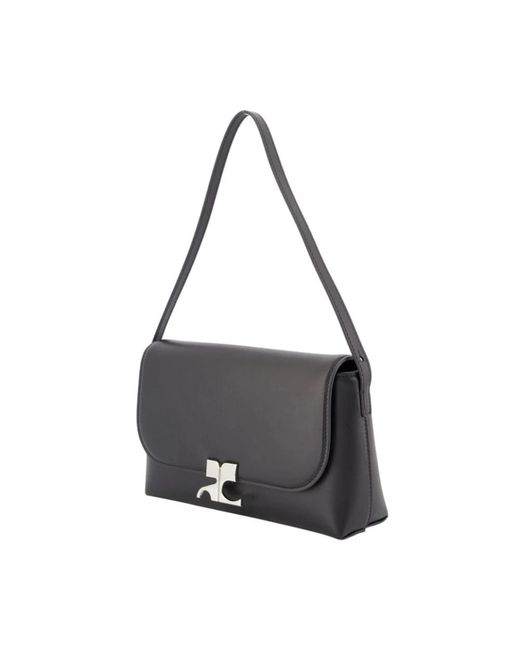Courreges Black Shoulder Bags