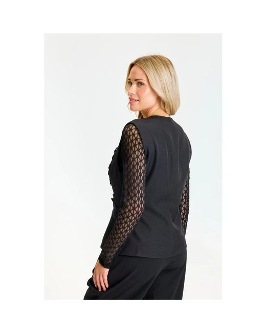 iN FRONT Vest in het Black