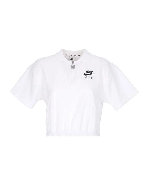 Nike Fitness ,Wit ,Katoen Air Pique Polo in het White