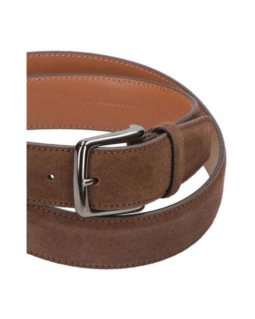 Tod's Wildleder Herrengürtel mit Metallschnalle in Brown für Herren
