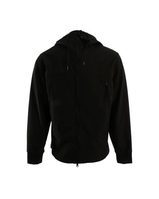C P Company Black Zip-Throughs for men
