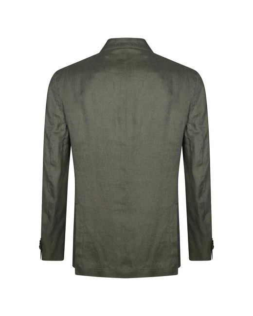 Manuel Ritz Green Single Breasted Suits for men