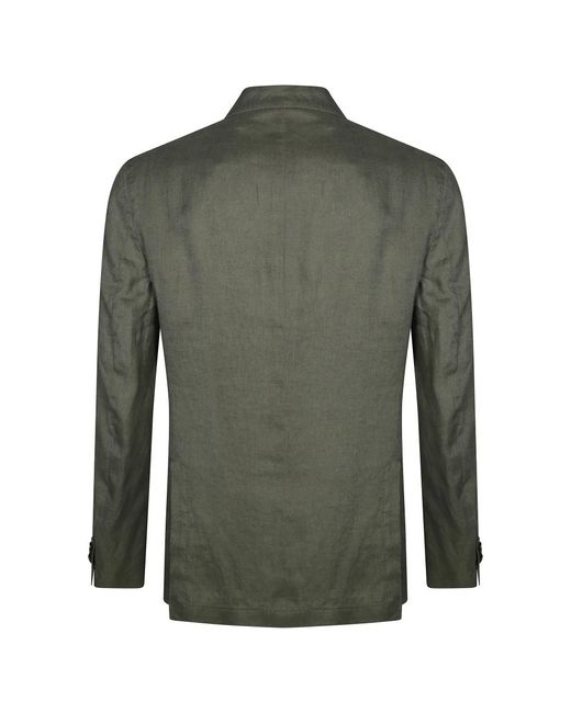 Manuel Ritz Green Single Breasted Suits for men