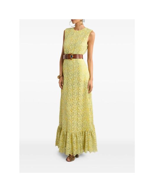 Etro Yellow Maxi Dresses
