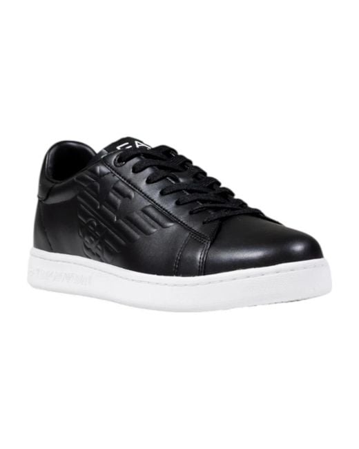 EA7 Black Sneakers for men