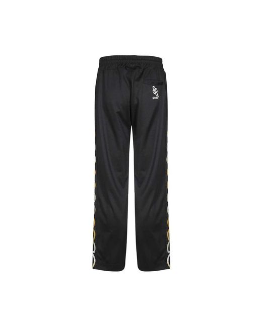 Gcds Black Straight Trousers for men
