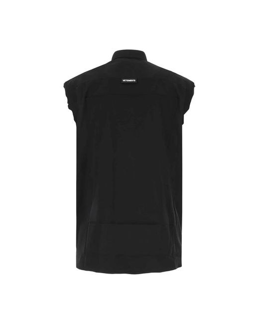 Vetements Black Blouses for men