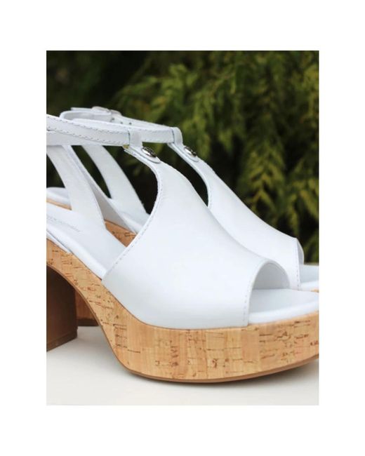 Nero Giardini Blue High Heel Sandals