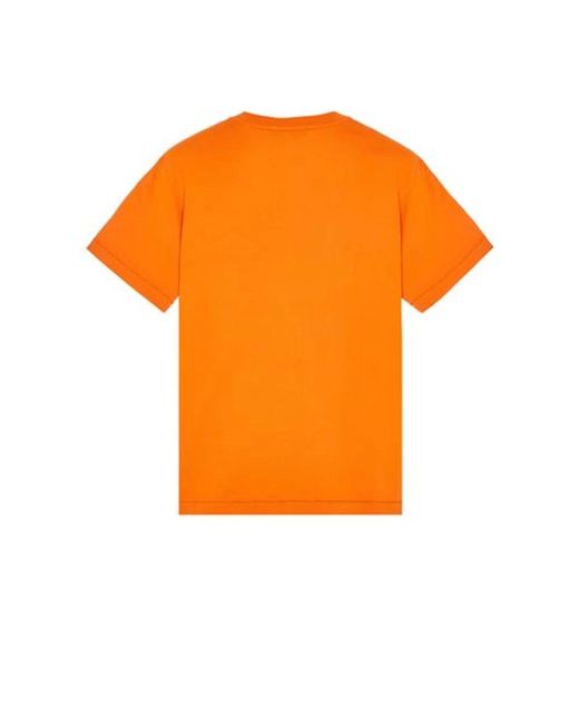 Tops > t-shirts Stone Island pour homme en coloris Orange