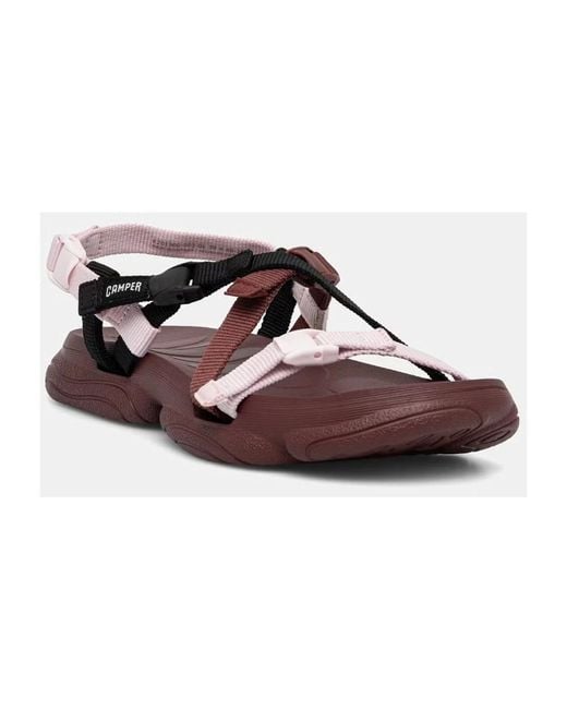 Flat Sandals Camper en coloris Brown