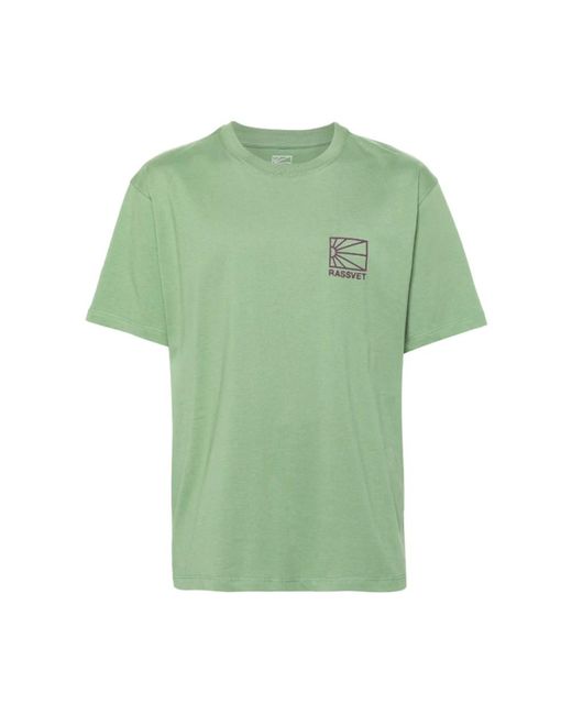 Rassvet (PACCBET) Mini logo grünes t-shirt in Green für Herren