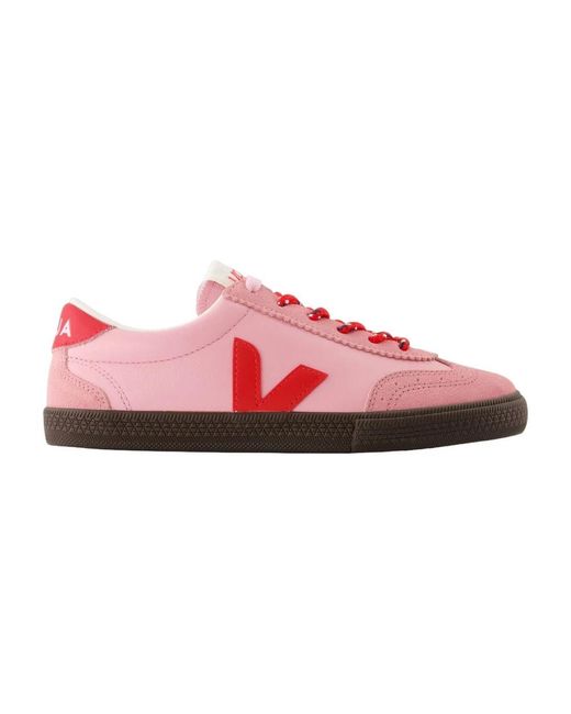 Veja Pink Volley Sneakers