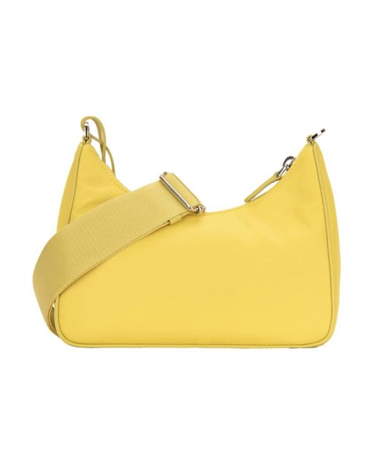 Prada Yellow Shoulder Bags