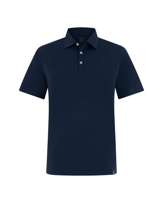 Boggi High-Performance Polyester Polo in het Blue voor heren